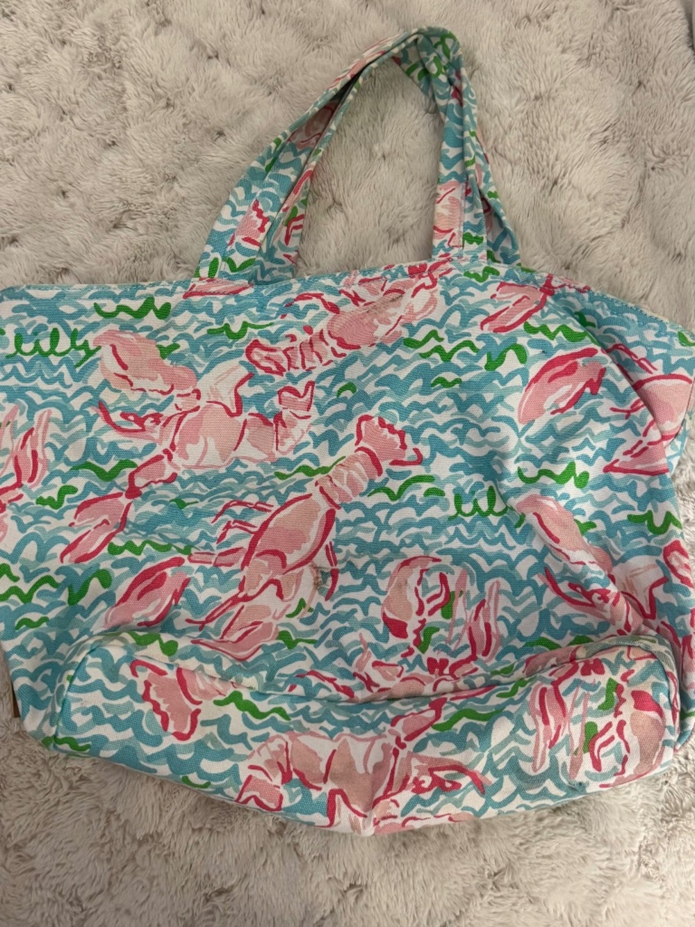 Lilly Pulitzer Lobstah Roll Tote Bag